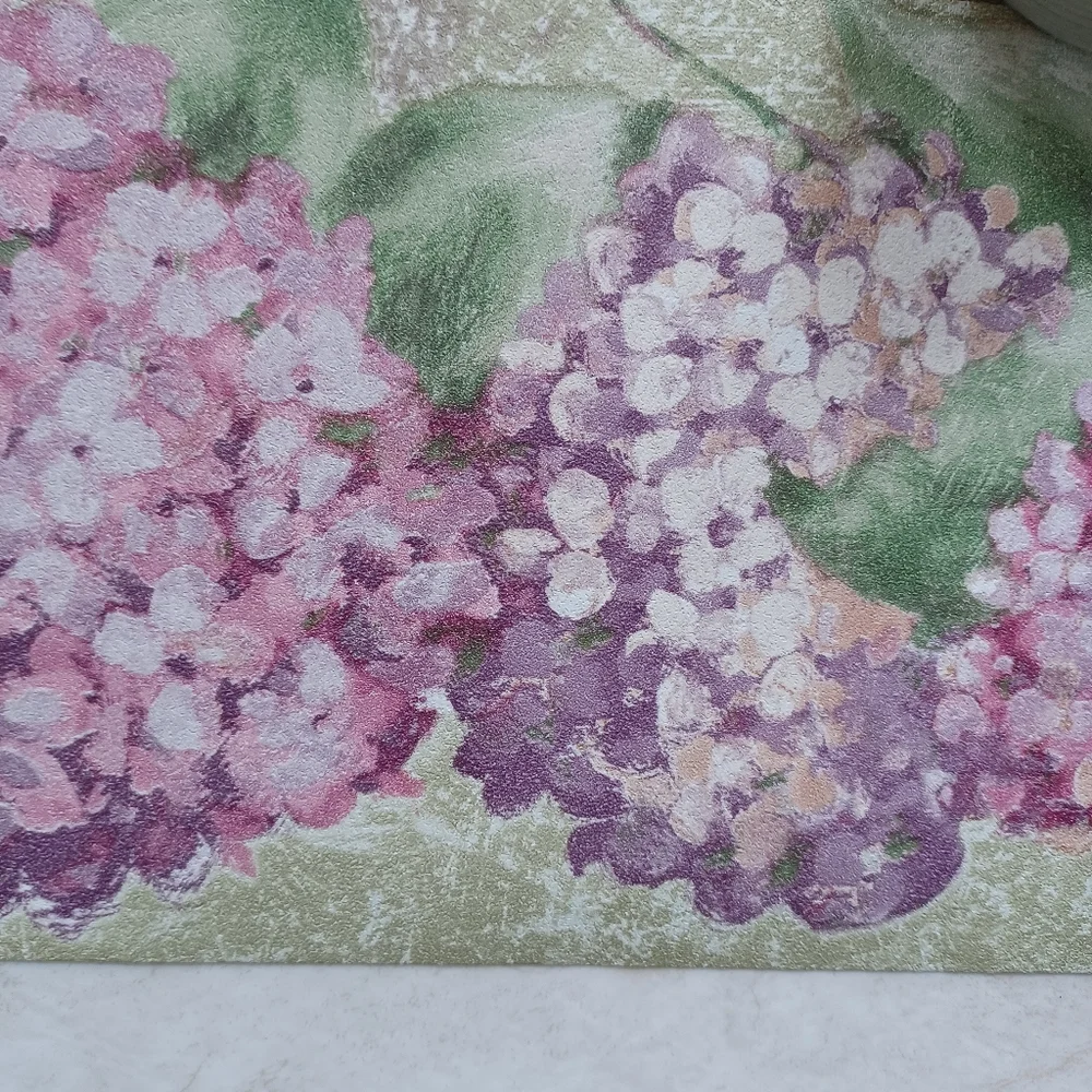 Wallpaper Border Vintage Lilac Hydrangeas